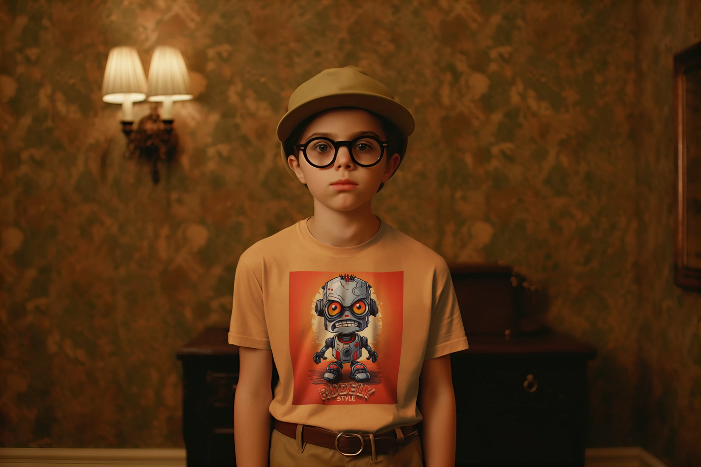 Tainted Goods Rudely Style Robot Tee